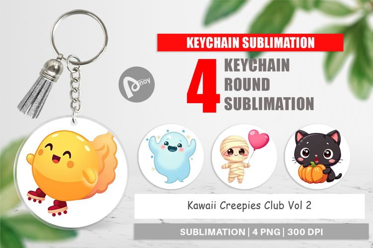 Keychain Kawaii Creepy Club