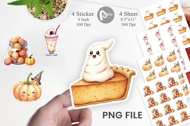 Kawaii Halloween Sweets Sticker