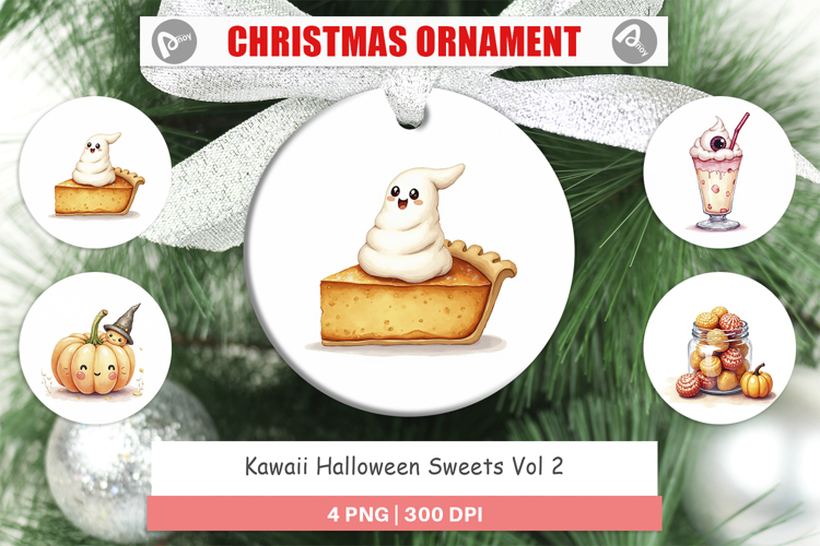 Kawaii Halloween Sweets Ornament