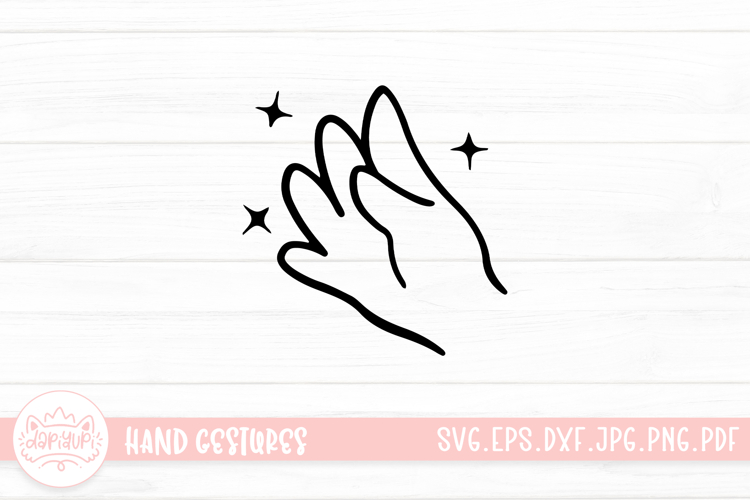 Handprint Clipart Image 10