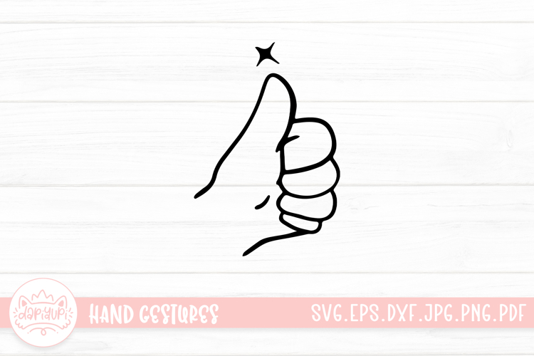 Handprint Clipart Image 2