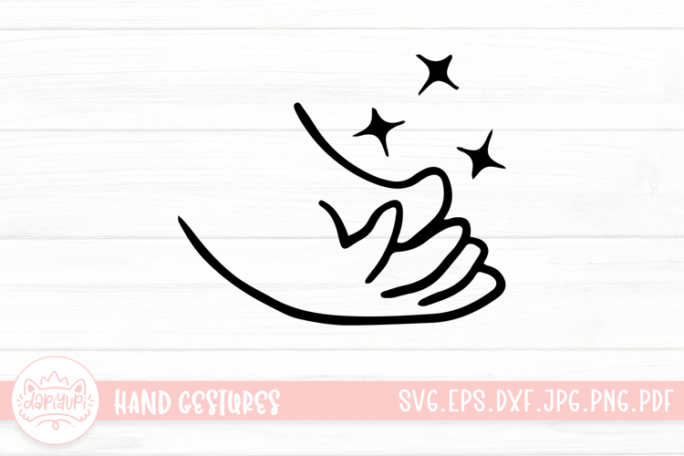 Handprint Clipart Image 8