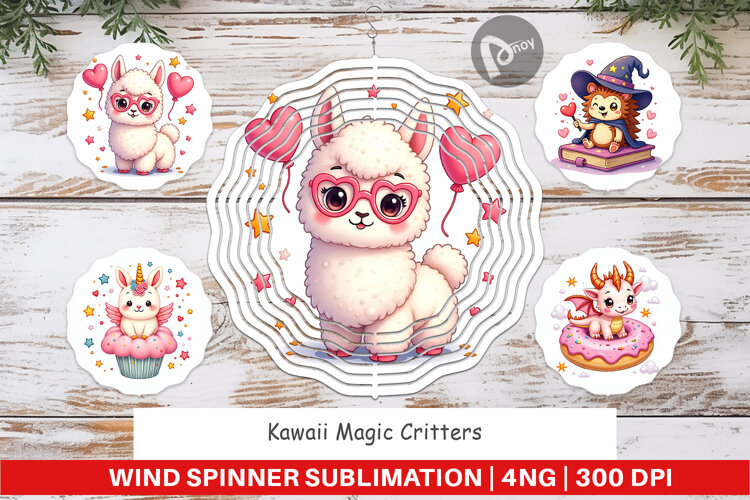 Wind Spinner Kawaii Magic Critters example image 1