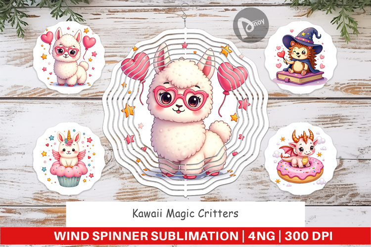 Wind Spinner Kawaii Magic Critters