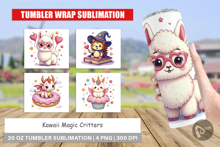 Tumbler Kawaii Magic Critters
