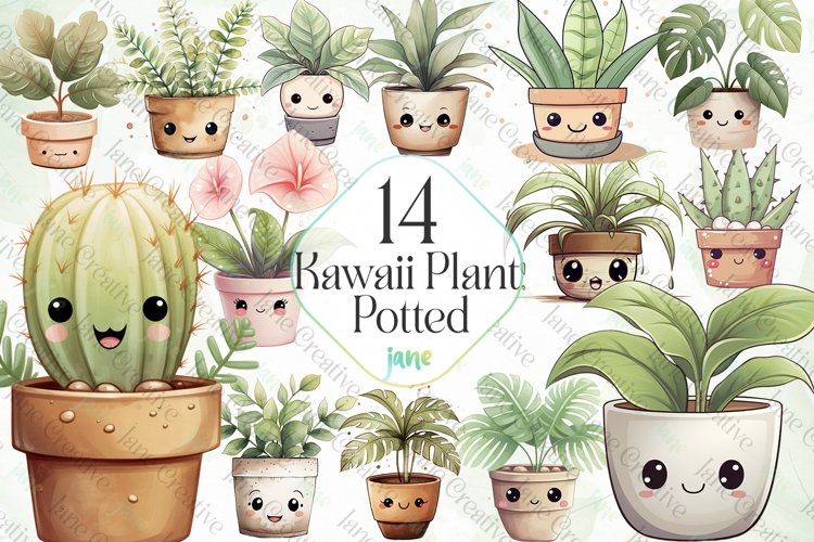 Kawaii Plant Potted Sublimation