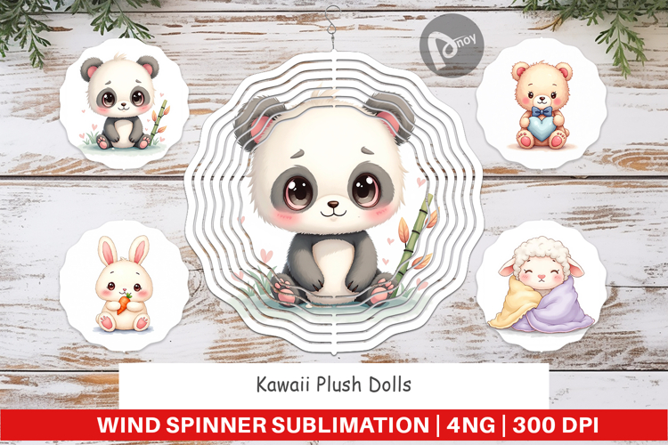 Wind Spinner Kawaii Plush Dolls