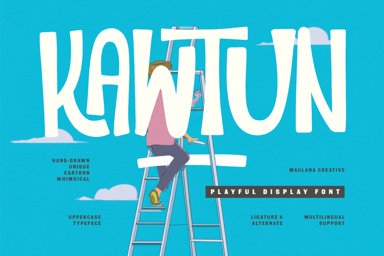Kawtun Playful Display Font