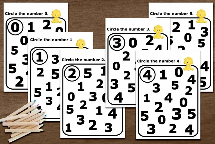 Fun Numbers Activity Sheets 1 for Kids