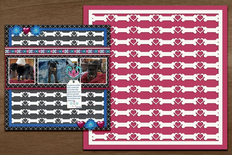 I Love My Dog Digital Scrapbooking Template 3
