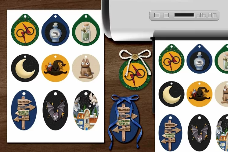 Printable Tags 2 from the Wizard World Collection