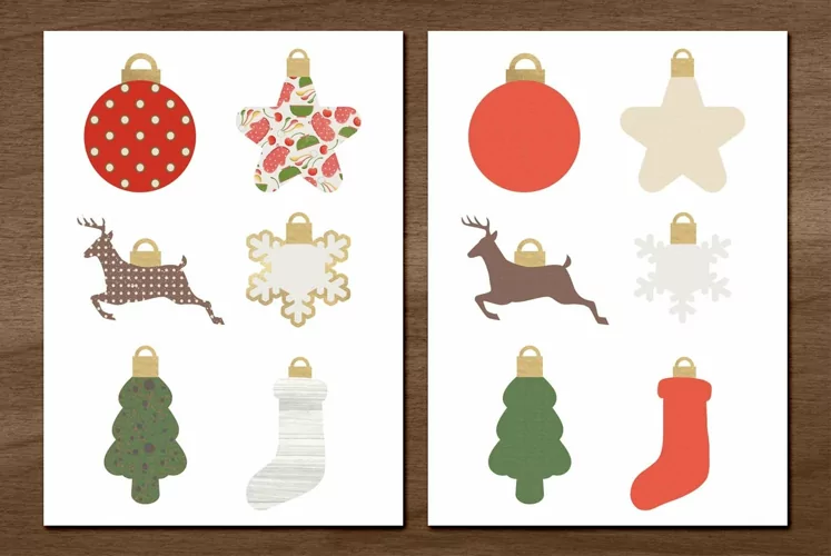 Christmas Cookies Holiday Tag Ornaments