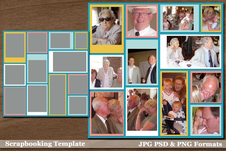 Photo Collage Template Image 2