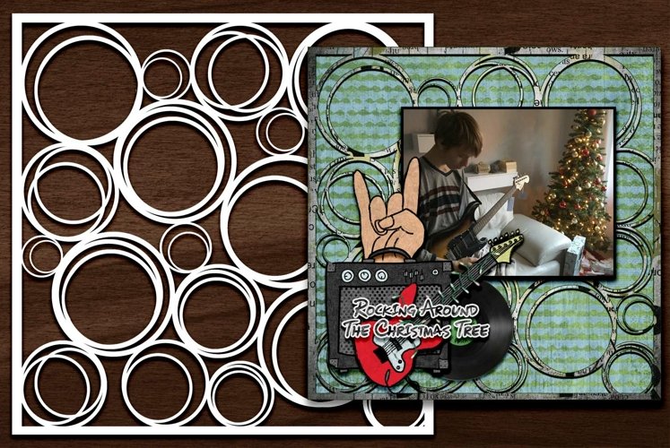 Scrapbooking Template So many Circles 3 example image 1