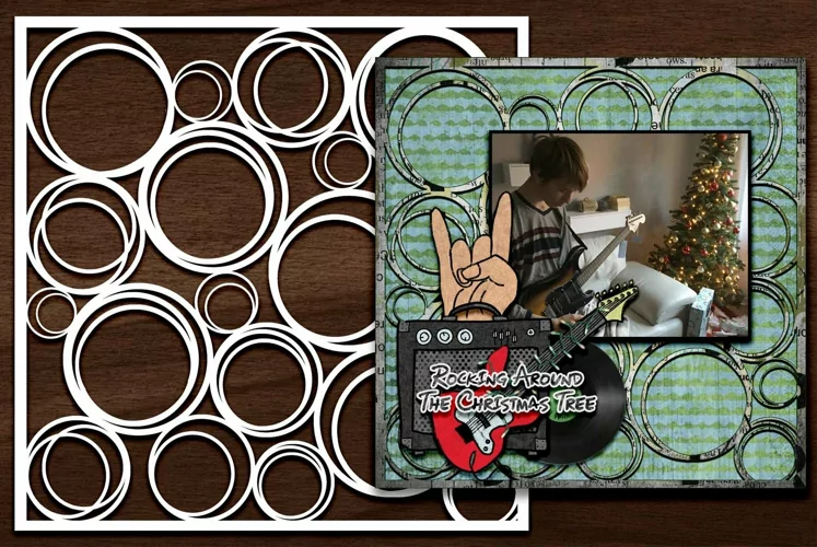 Scrapbooking Template So many Circles 3