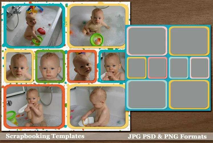 Simple Spreads 4 Digital Collage and Scrapbook Page Template