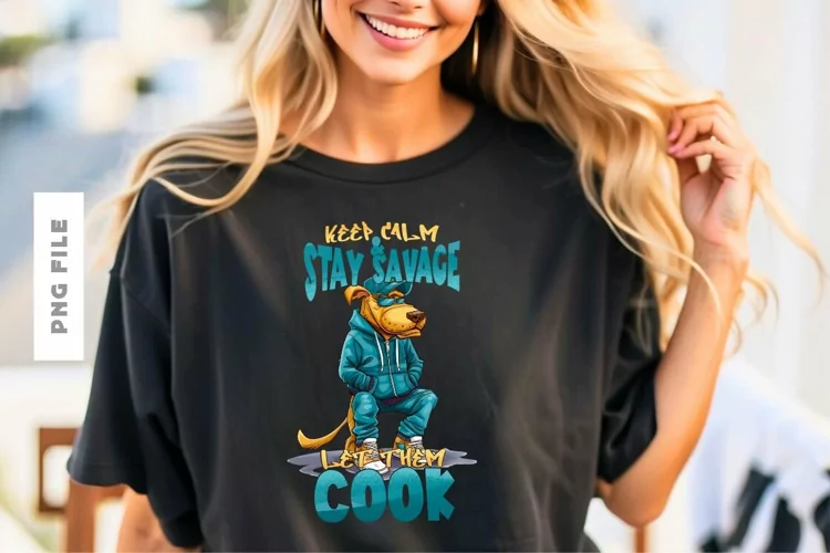 Keep Calm And Stay Savage T shirt Design
