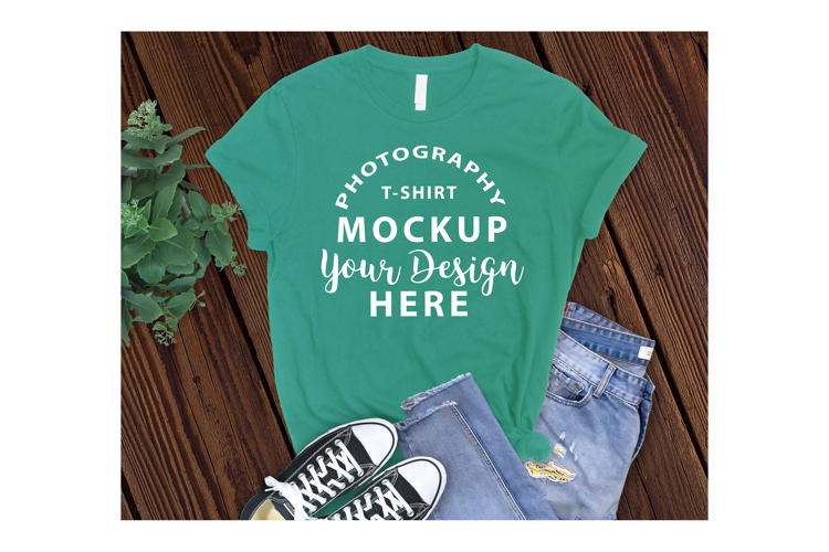 BELLA CANVAS 3001 T-shirt Mockup KELLY