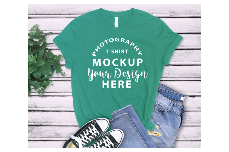 Bella Canvas 3001 Tshirt Mockup KELLY