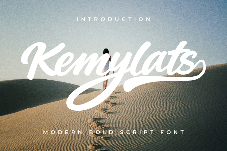 Kemylats Modern Bold Script Font