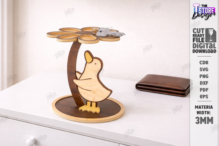 Key Holder Tray Laser Cut | Storage Tray | Sunglasses Stand