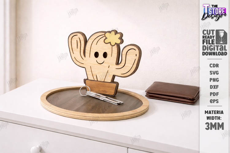 Key Holder Tray Laser Cut | Storage Tray | Sunglasses Stand