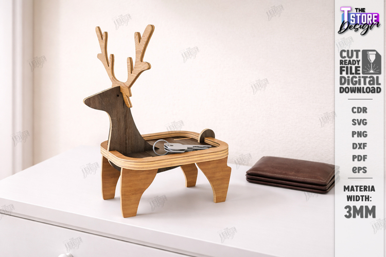 Key Holder Tray Laser Cut | Storage Tray | Sunglasses Stand