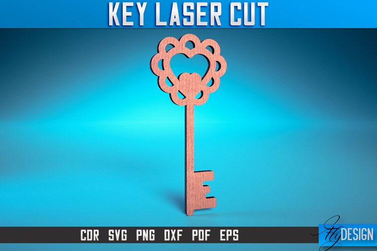 Key Laser Cut SVG Design| Santas Magic Key Laser Design