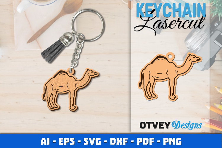 Keychain Animals Lasercut