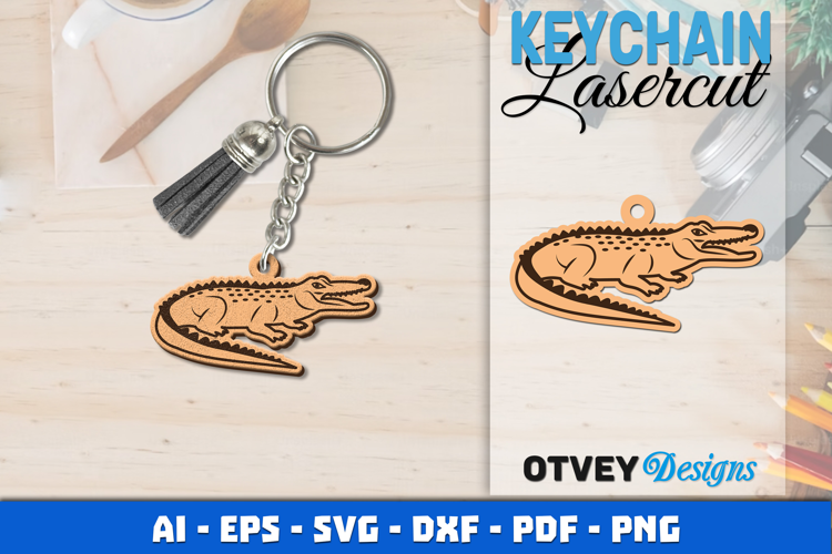 Keychain Animals Lasercut