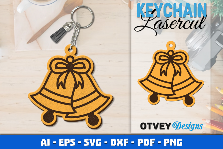 Christmas Keychain Lasercut