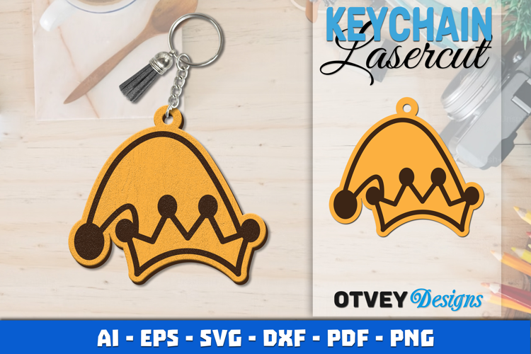 Christmas Keychain Lasercut