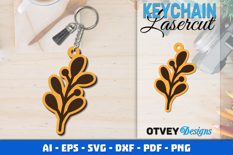 Christmas Keychain Lasercut