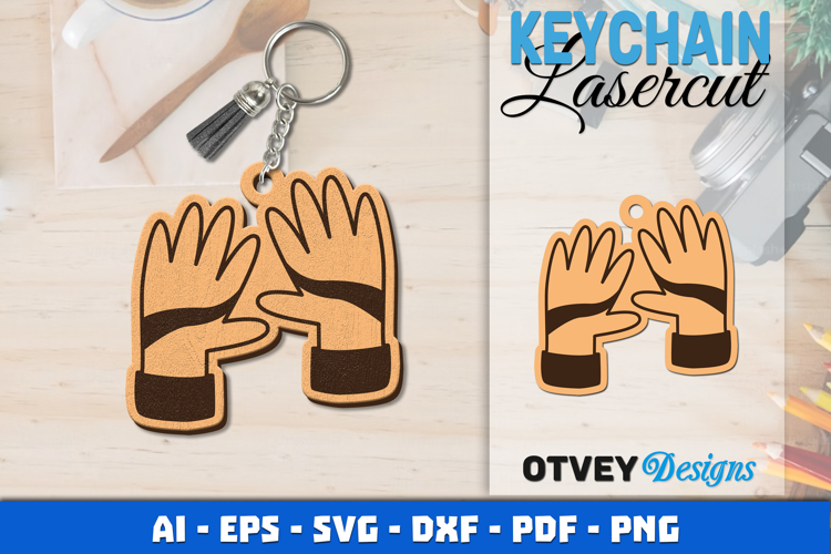 Keychain Diving Lasercut