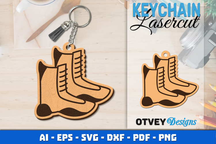 Keychain Diving Lasercut