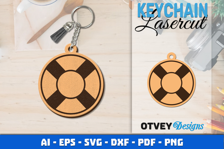 Keychain Diving Lasercut