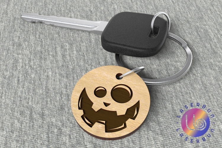 Silly Face Keychain SVG for Halloween Craft