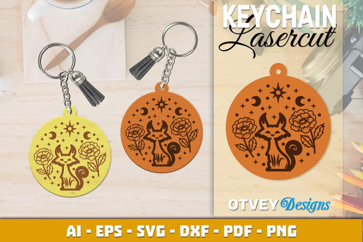 Halloween Keychain Lasercut | Halloween Jewelry Template