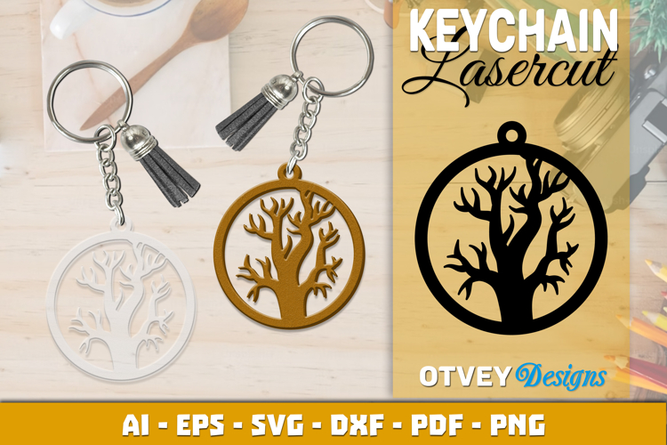 Halloween Keychain Lasercut | Halloween Jewelry Template