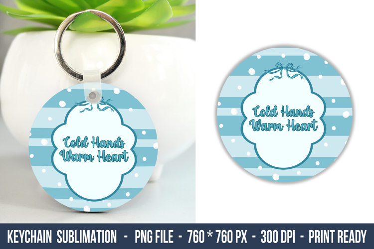 Winter Coquette Quote keychain | Keychain Sublimation