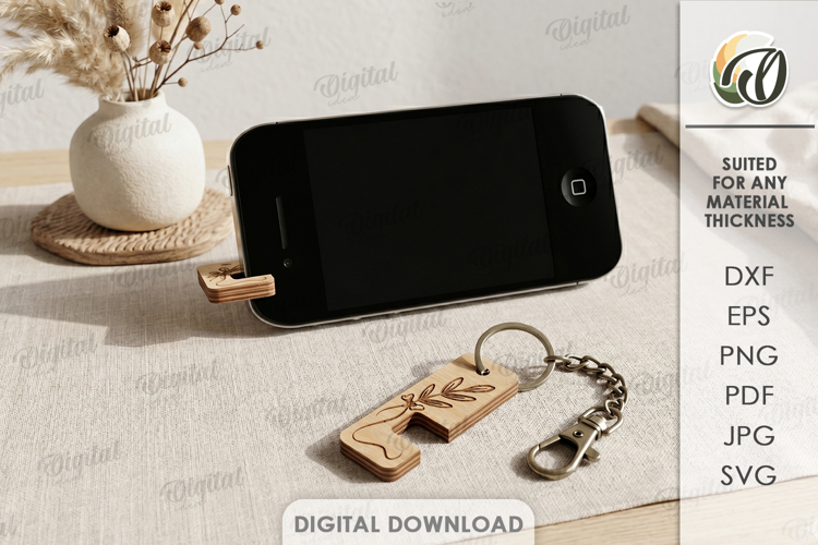 Keychain Holder SVGs Image 5