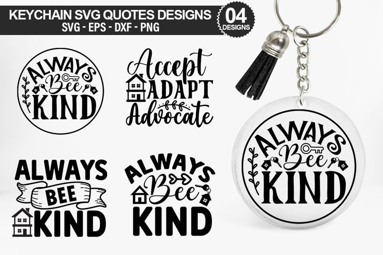 Keychain SVG Design - High Quality File