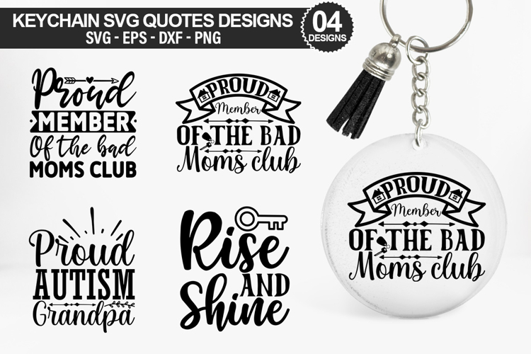 Keychain SVG Design - High Quality File