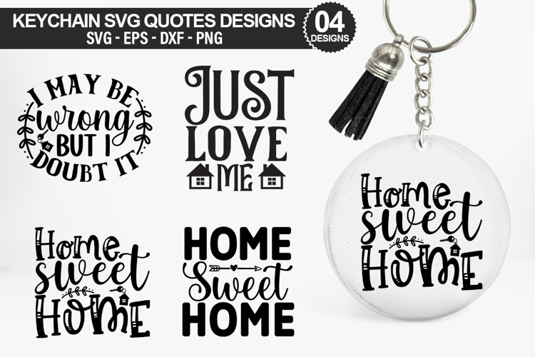 Keychain SVG Design - High Quality File