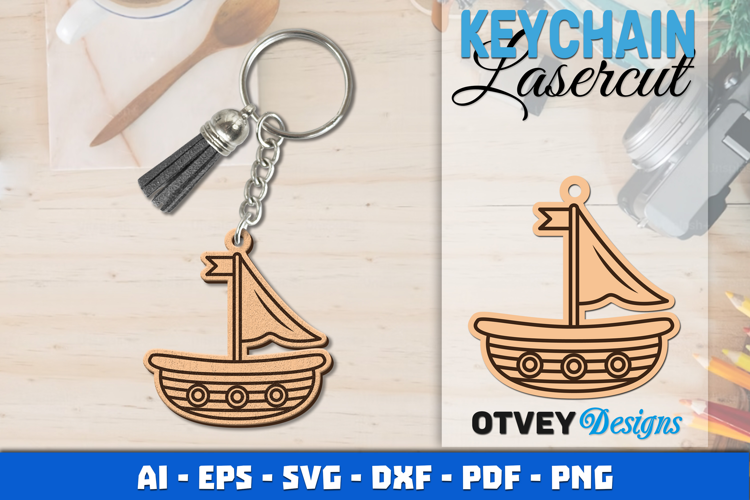 Keychain Transport Lasercut