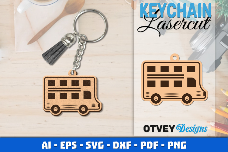 Keychain Transport Lasercut
