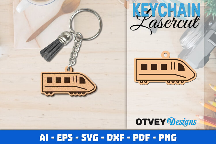 Keychain Transport Lasercut example image 1
