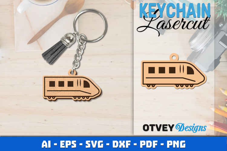Keychain Transport Lasercut