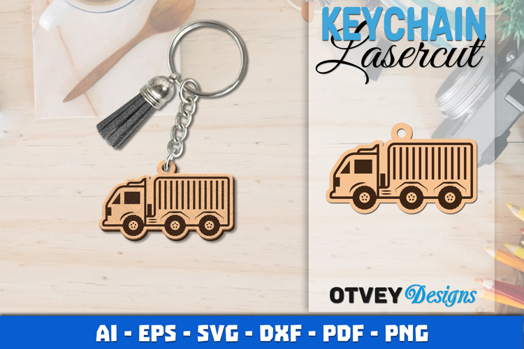 Keychain Transport Lasercut