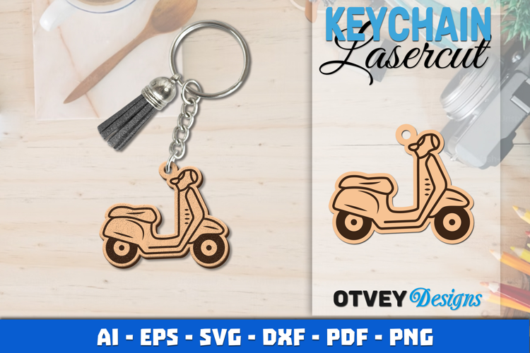 Keychain Transport Lasercut